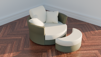 Chair and Ottoman