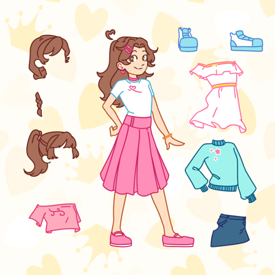 Dress Up Game Assets
